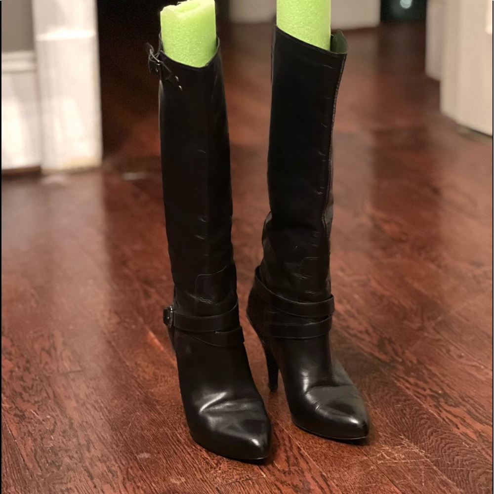 Knee High Cole Haan Nike Air Boots | Free Item Wi… - image 3